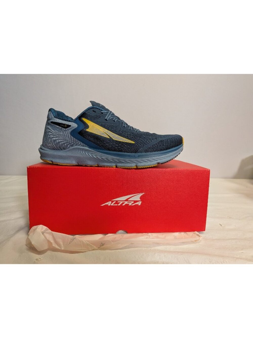 Altra Torin 5 Plush Mens Size 10.5 Majolica Blue Running  Shoes AL0A547F408
